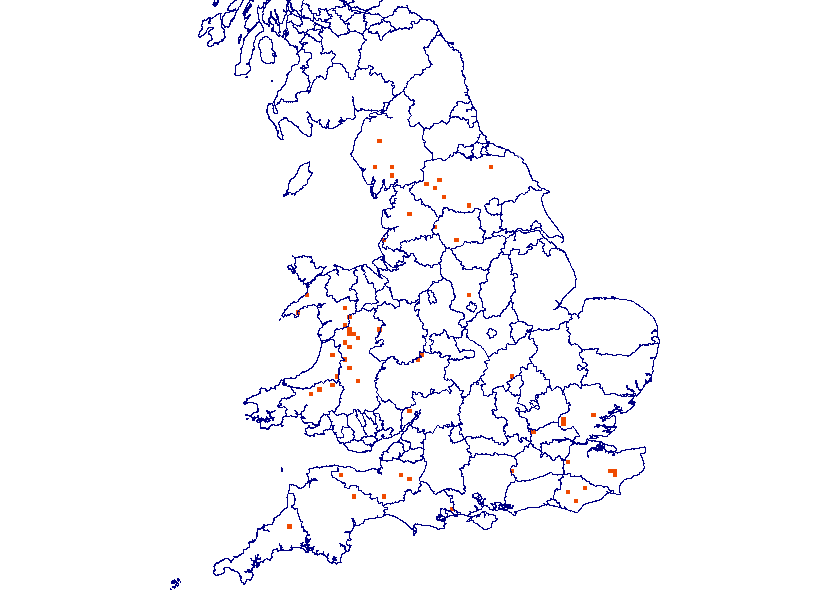 Map of clay content in the UK