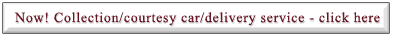 Now! Collection/courtesy car/delivery service